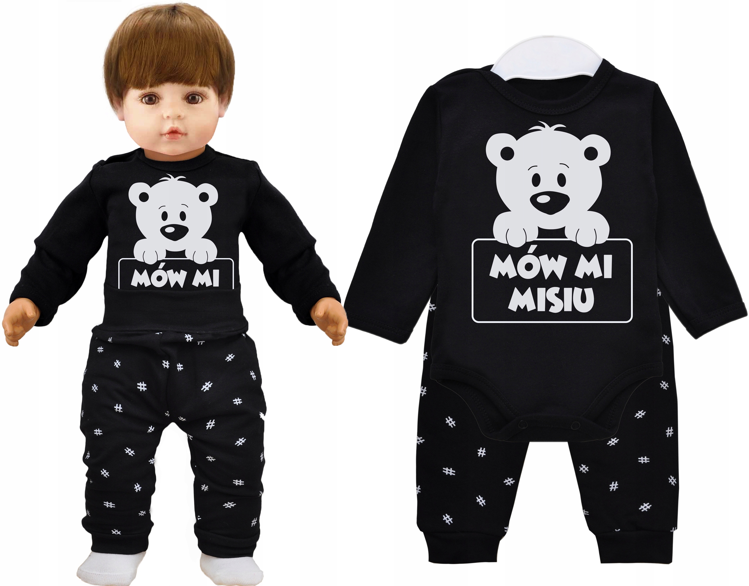 

Komplet dziecięcy 2 cz Mów mi misiu r. 68