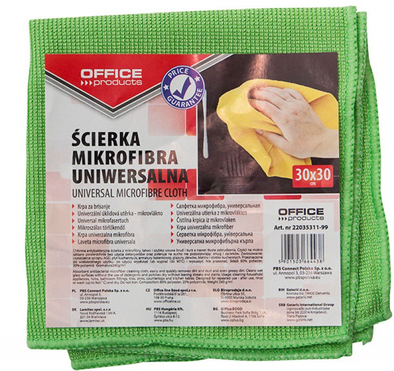 

Ścierka Uniwersalna Mikrofibra 30X30CM
