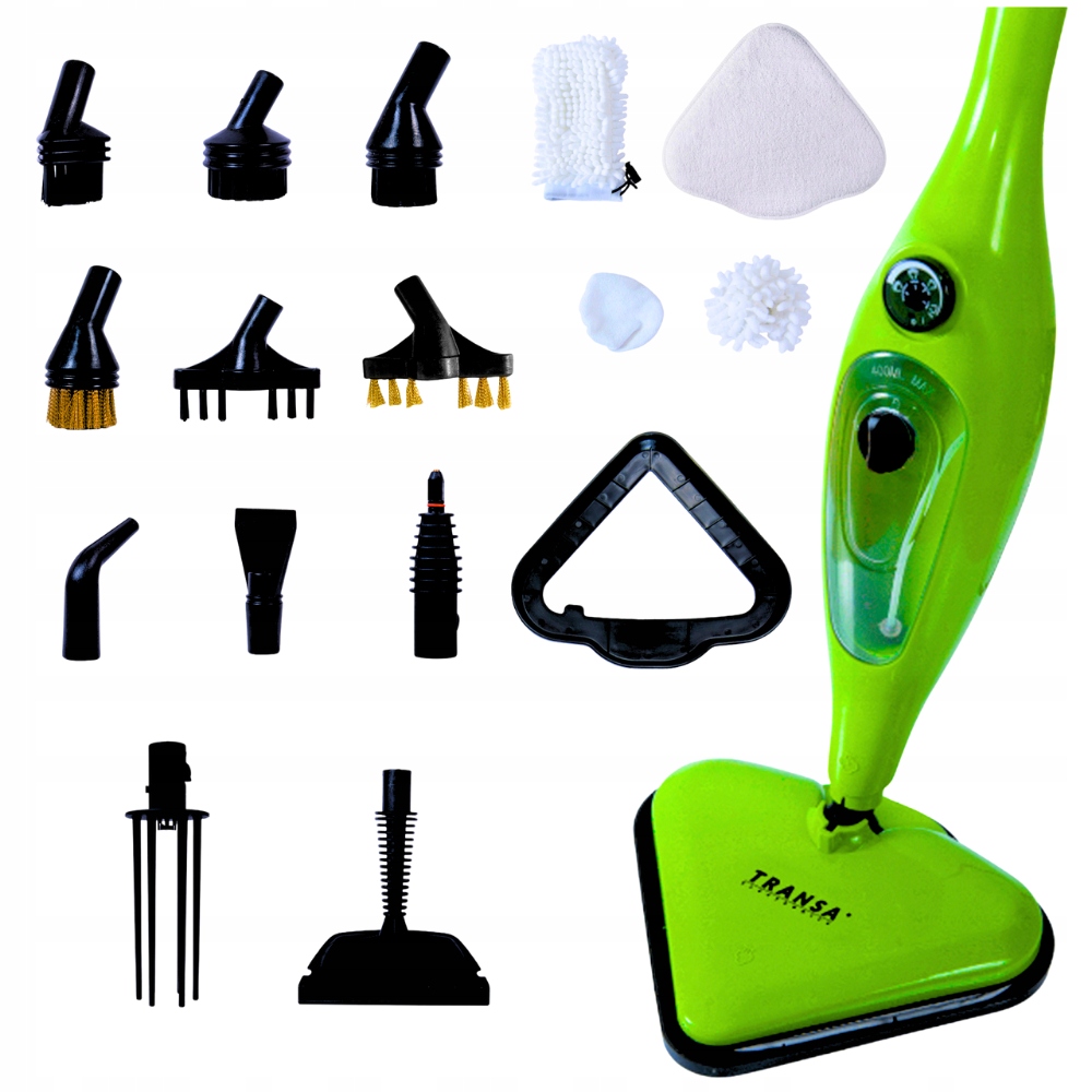 Víceúčelový Parní Mop Sada 12 nástavců 2000 W Brak Šmouhy