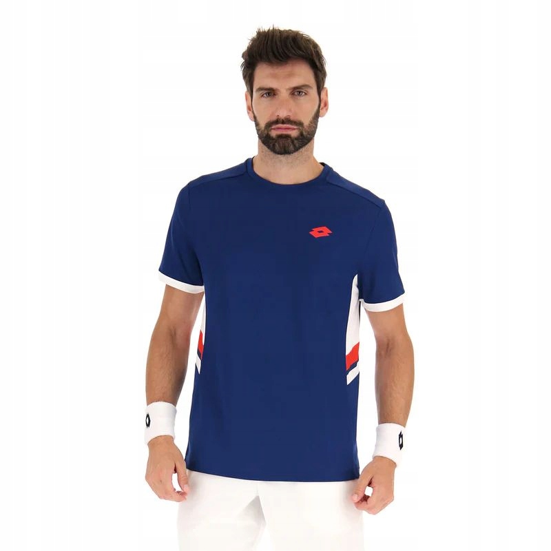Pánské Tenisové Tričko Lotto Squadra III Tee Men Blue 295C 3XL