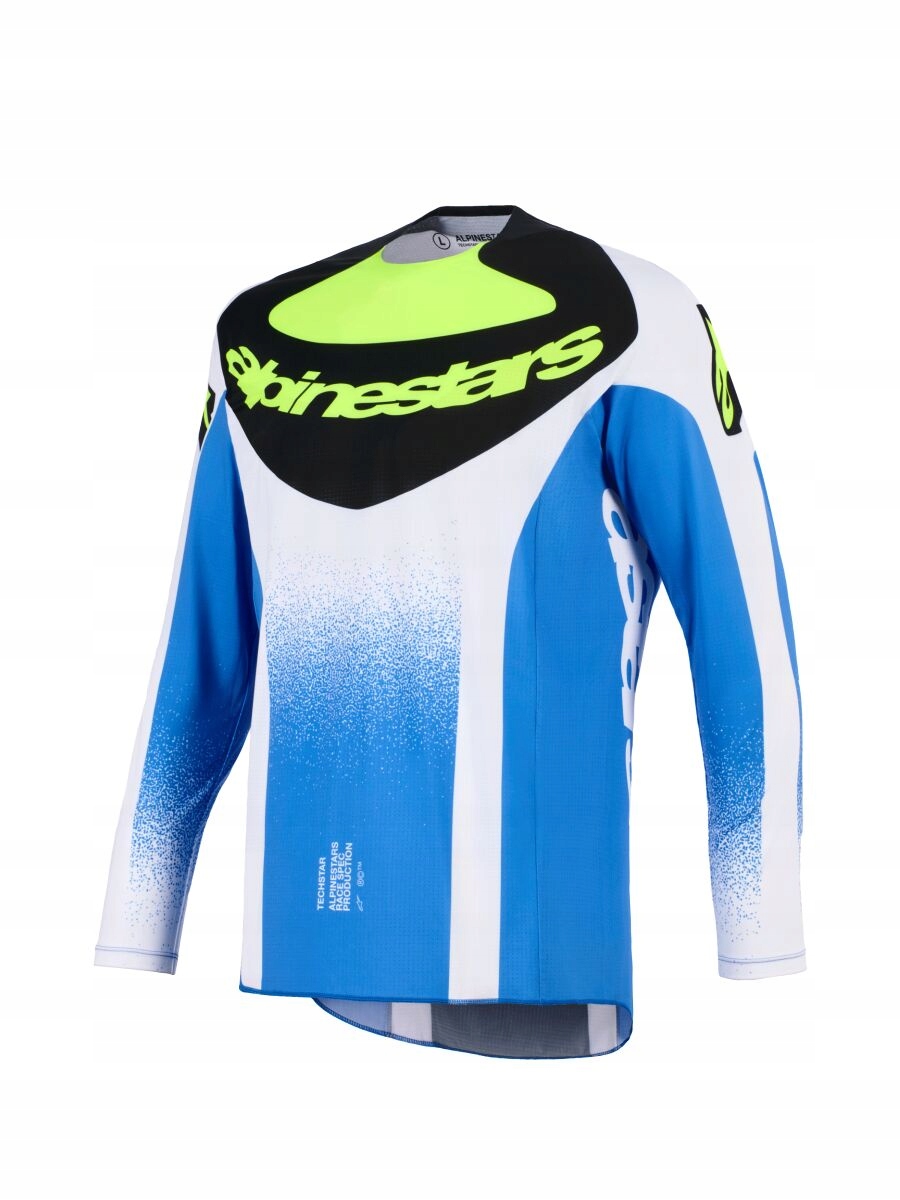 Mikina Na Cross Alpinestars Techstar Knif Blue/black/yellow M