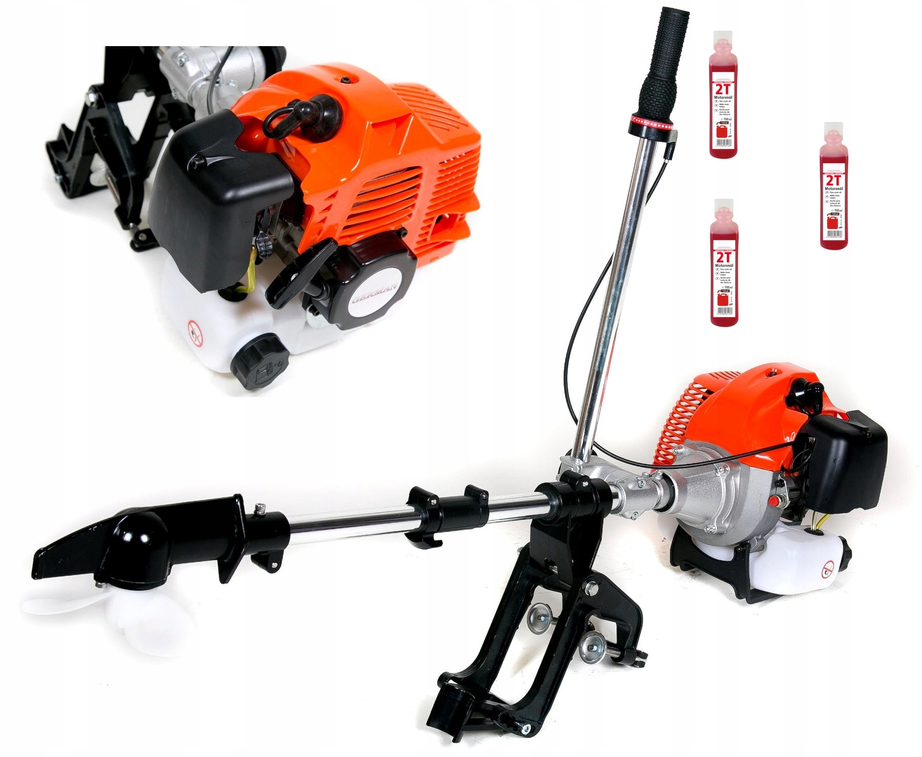 Spalovací Přívěsný Motor 5,8 Km Pro Loďku Pontonu, Prémiový Germánský Výkon