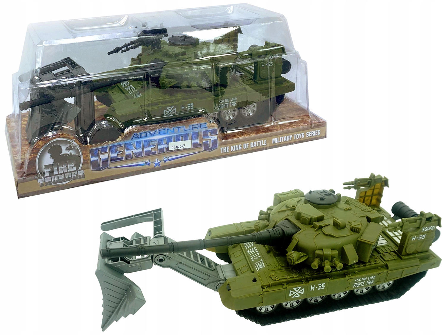 CZOŁG Z DŹWIĘKIEM I ŚWIATŁEM ZABAWKA DLA DZIECI