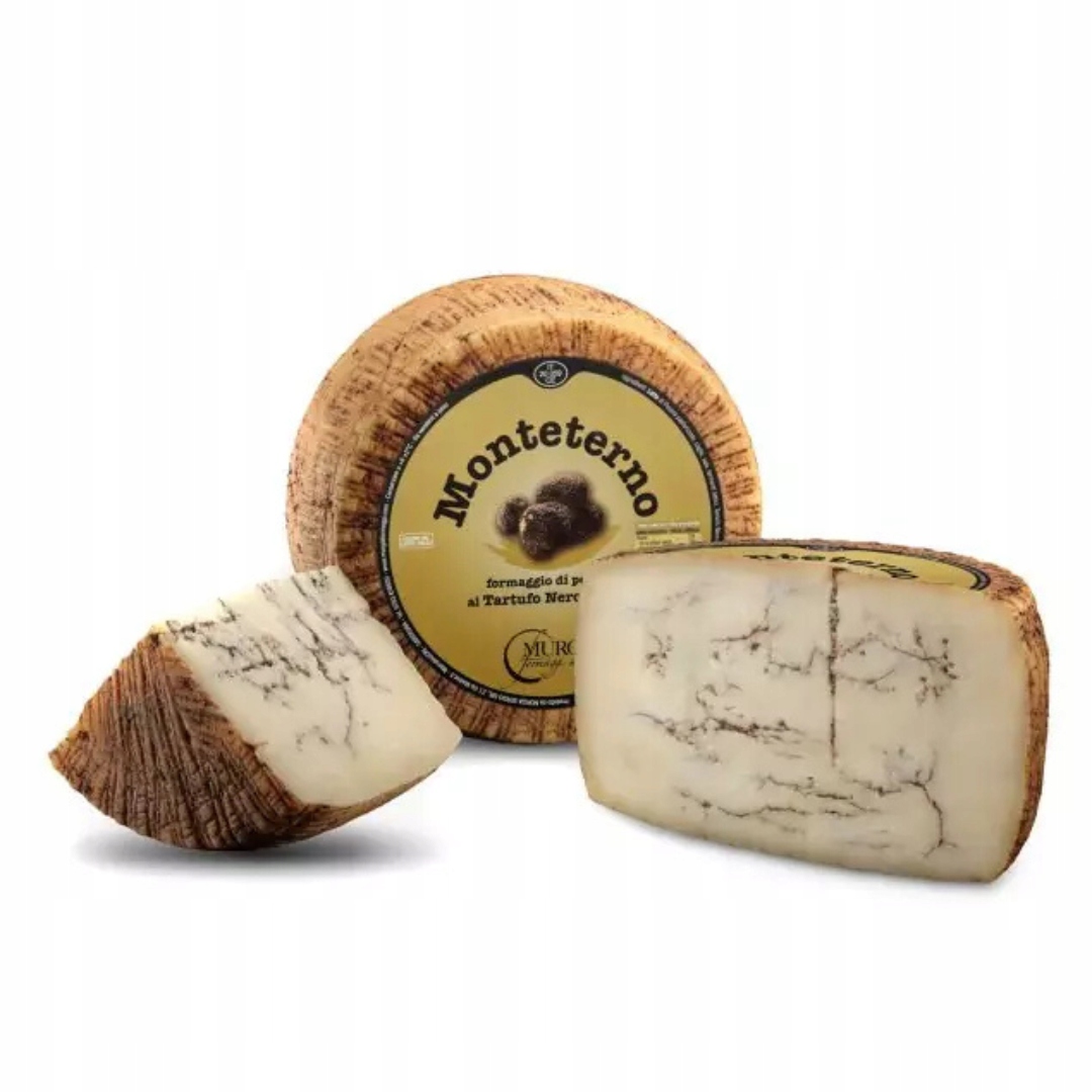 Ser Włoski Owczy z truflami Pecorino Monteterno z czarną truflą 300g