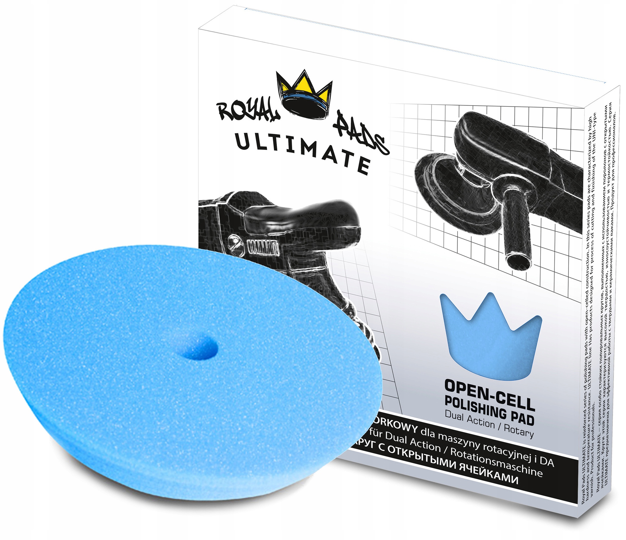 

Royal Ultimate Uni Fin Miękki pad polerski 80/100