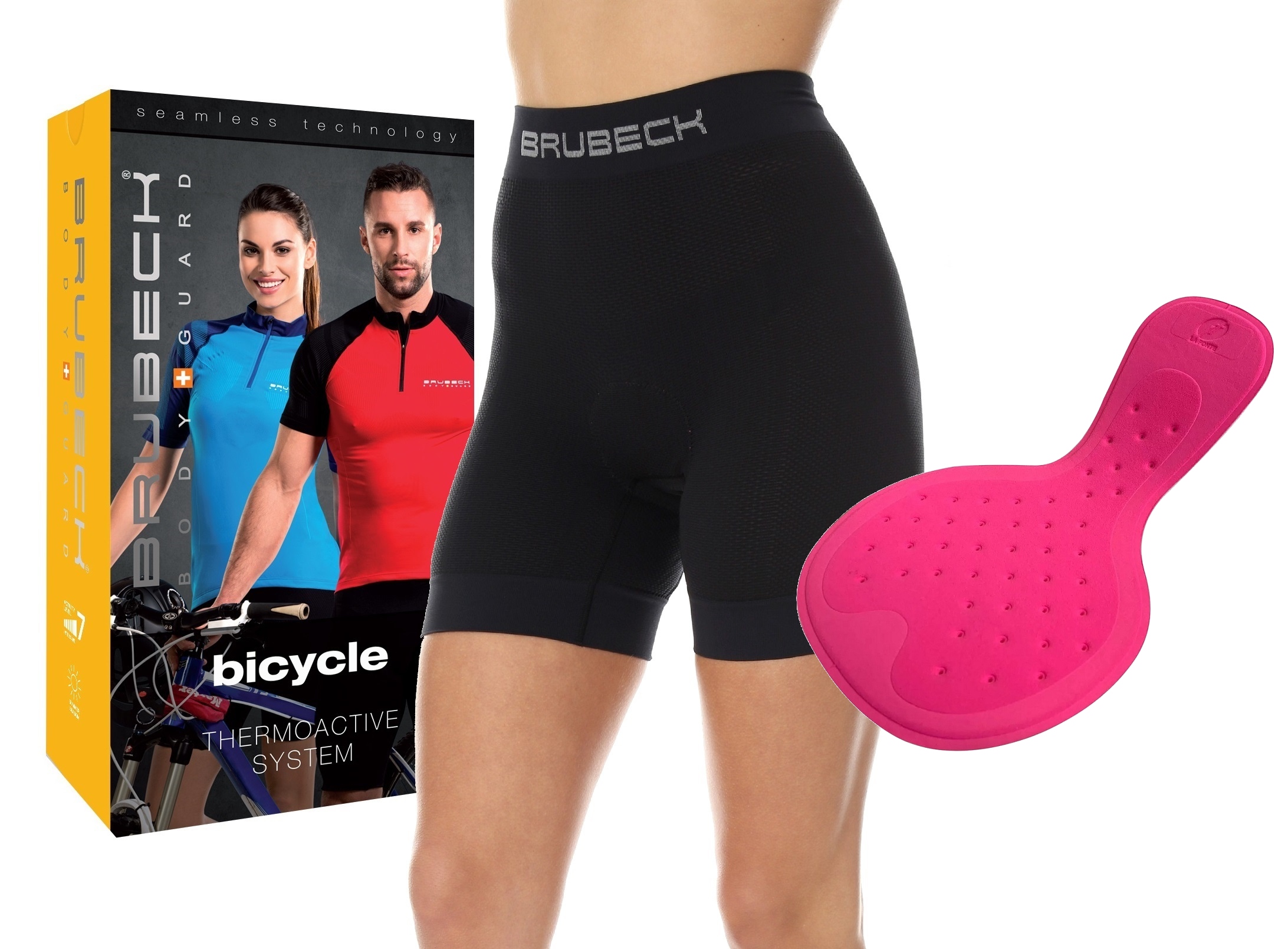 Brubeck Women Bokserki Rowerowe Z Wkładką M