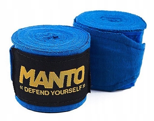 

Manto bandaże bokserskie Defend V2 niebieskie 4 m