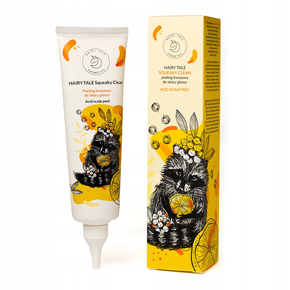 Kyselý peeling na pokožku hlavy Squeaky Clean Hairy Tale Cosmetics 150 ml