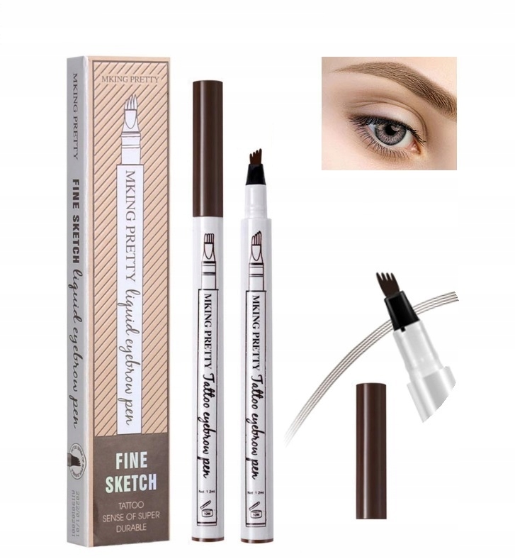 

Marker Do Brwi Microblading Pisak Kasztan Brąz MK1