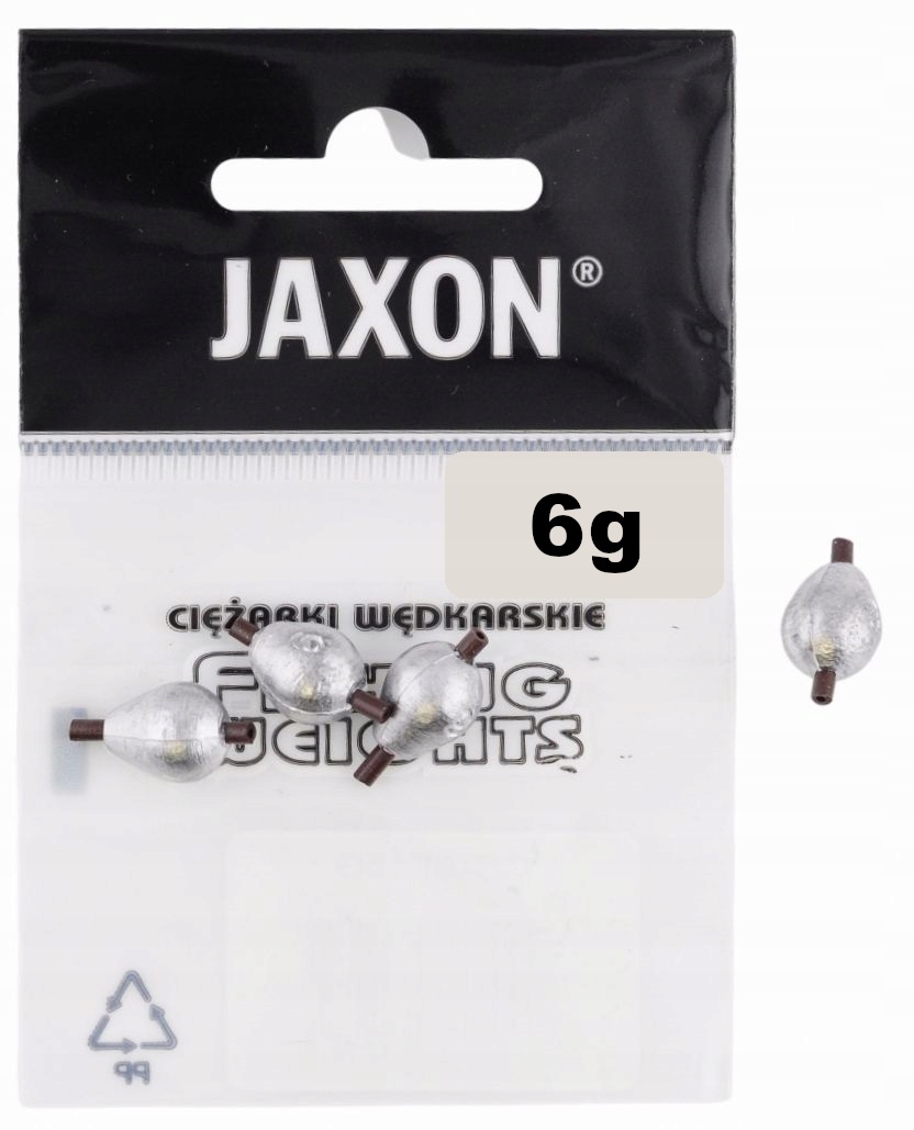 6g ŁEZKI OLIWKI Z IGIELITEM CIĘŻARKI JAXON ŁEZKA 4szt
