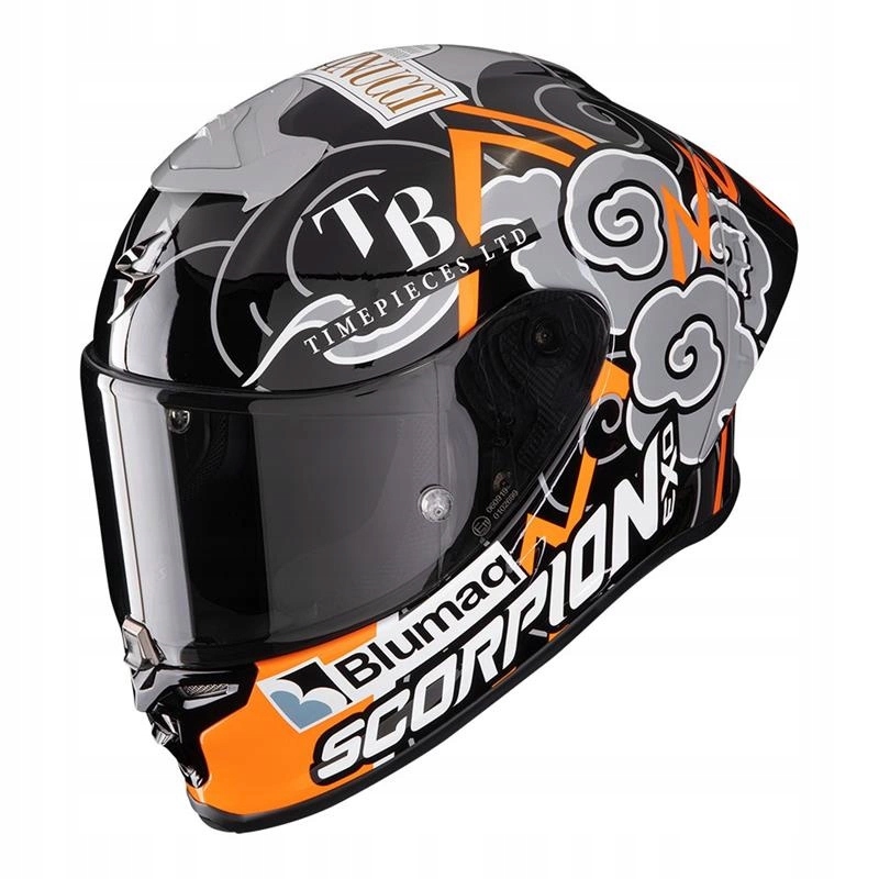 Prilba Scorpion EXO-R1 Air Fim Racing Aron 2024 oranžová Darčeky