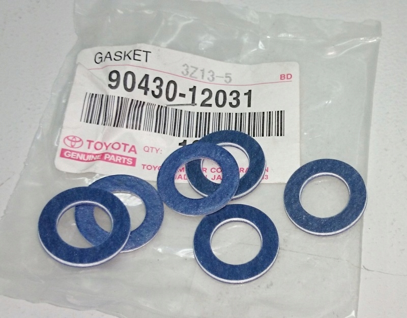 PODKŁADKA USZCZELKA KORKA SPUSTOWEGO OLEJU SILNIKA TOYOTA 12x21x1.7 Producent części Toyota OE