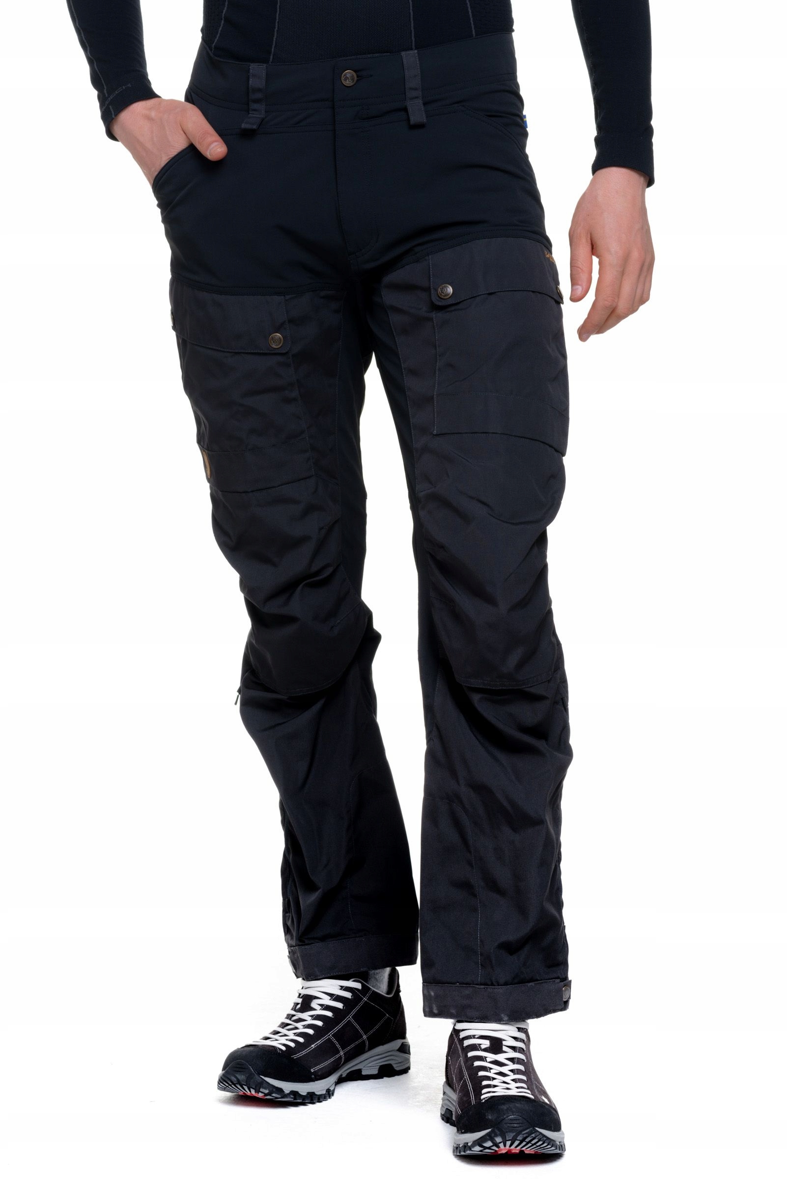 Fjallraven Spodnie trekkingowe męskie Keb czarne 46_S