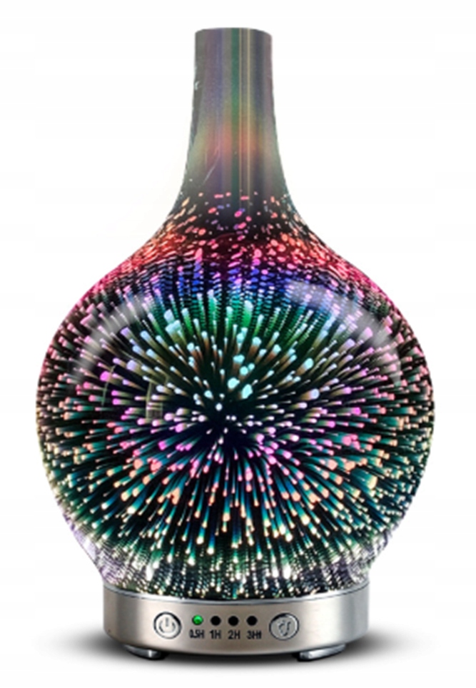 NAWILŻACZ POWIETRZA LAMPA NOCNA 3D SZKŁO DYFUZOR Aromaterapia EAN (GTIN) 5907699020805