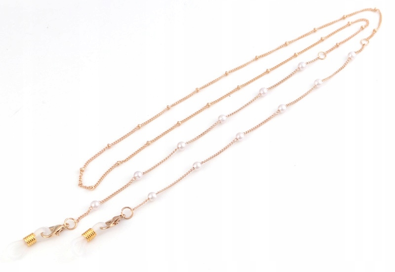 

Elegancki Złoty Cienki Łańcuszek Do Okularów Chain