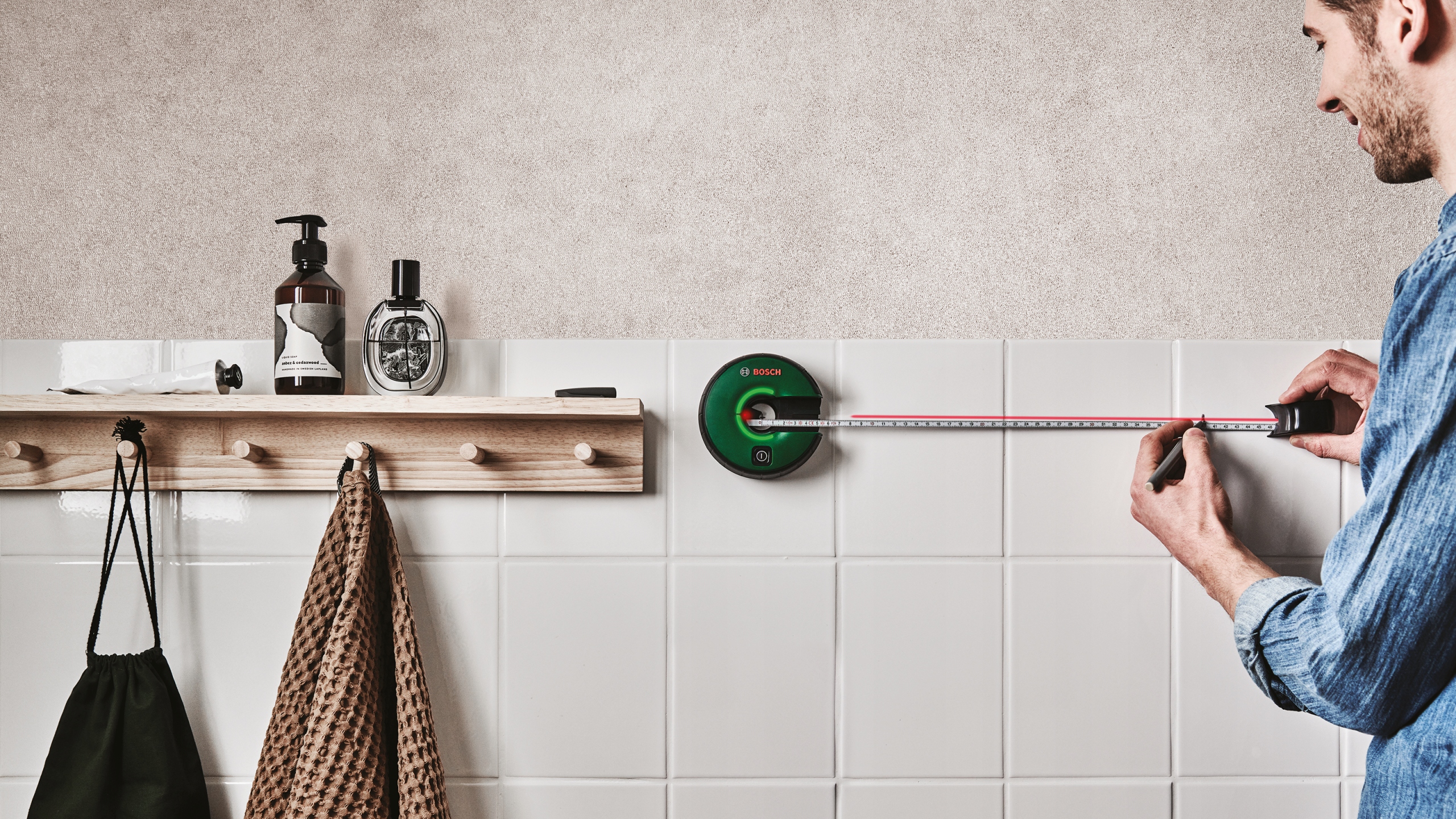 BOSCH ATINO LASER LINIOWY 1,7m + TAŚMA MIERNICZA Rodzaj niwelatora liniowy