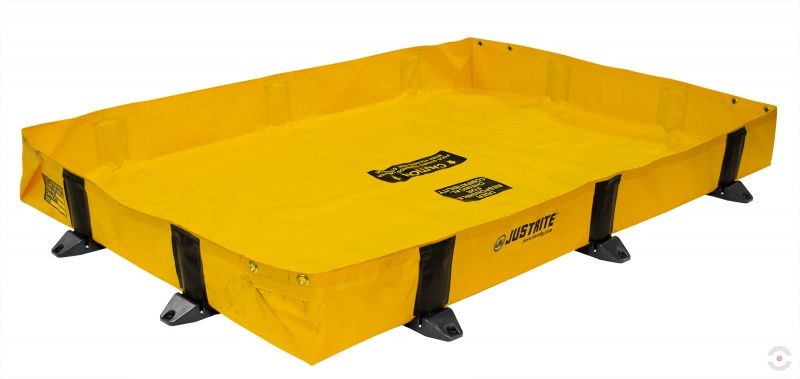 Wanna wychwytowa rozkładana PCV 1200*1200 mm żółta