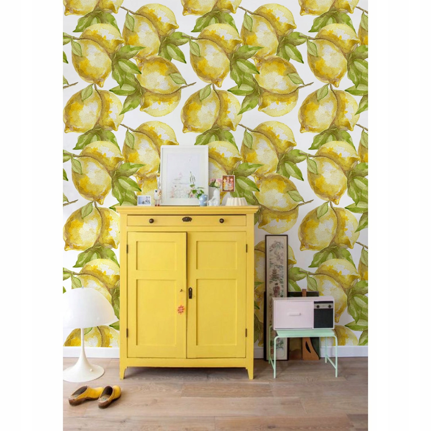 

Fototapeta do sypialni Malowane cytryny 416x254 cm