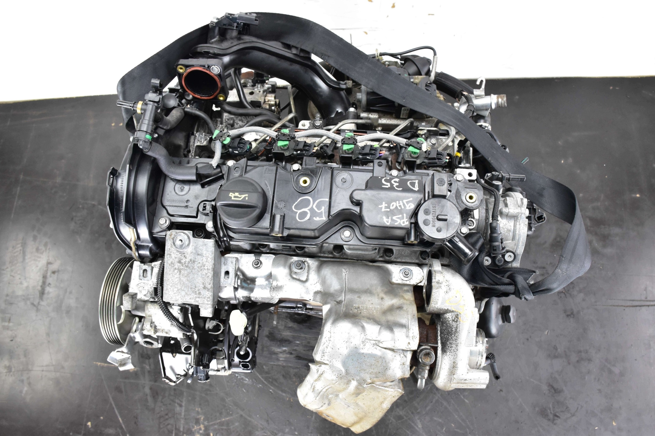 engine CITROEN JUMPY II FIAT SCUDO EXPERT 1.6 e-HDI 9H07 9HM @ KOMPRESJA @