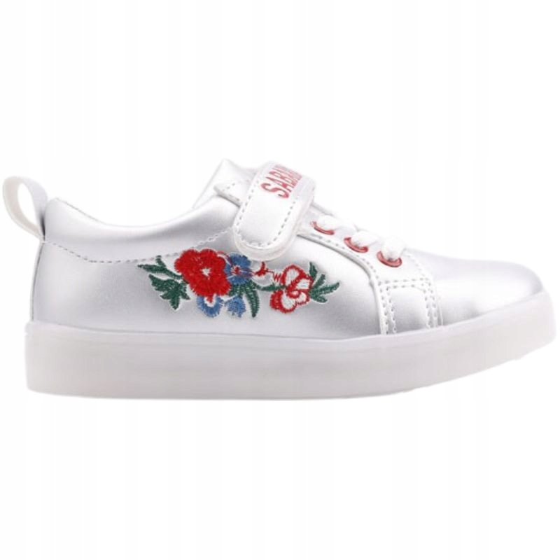 

Buty sportowe dziecięce srebrne lekkie