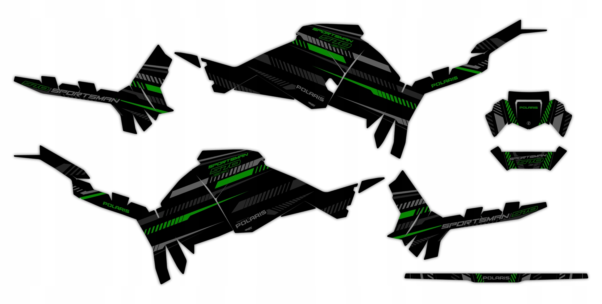 Dýha Samolepky Polaris Sportsman Touring 570 2025+ #4627381