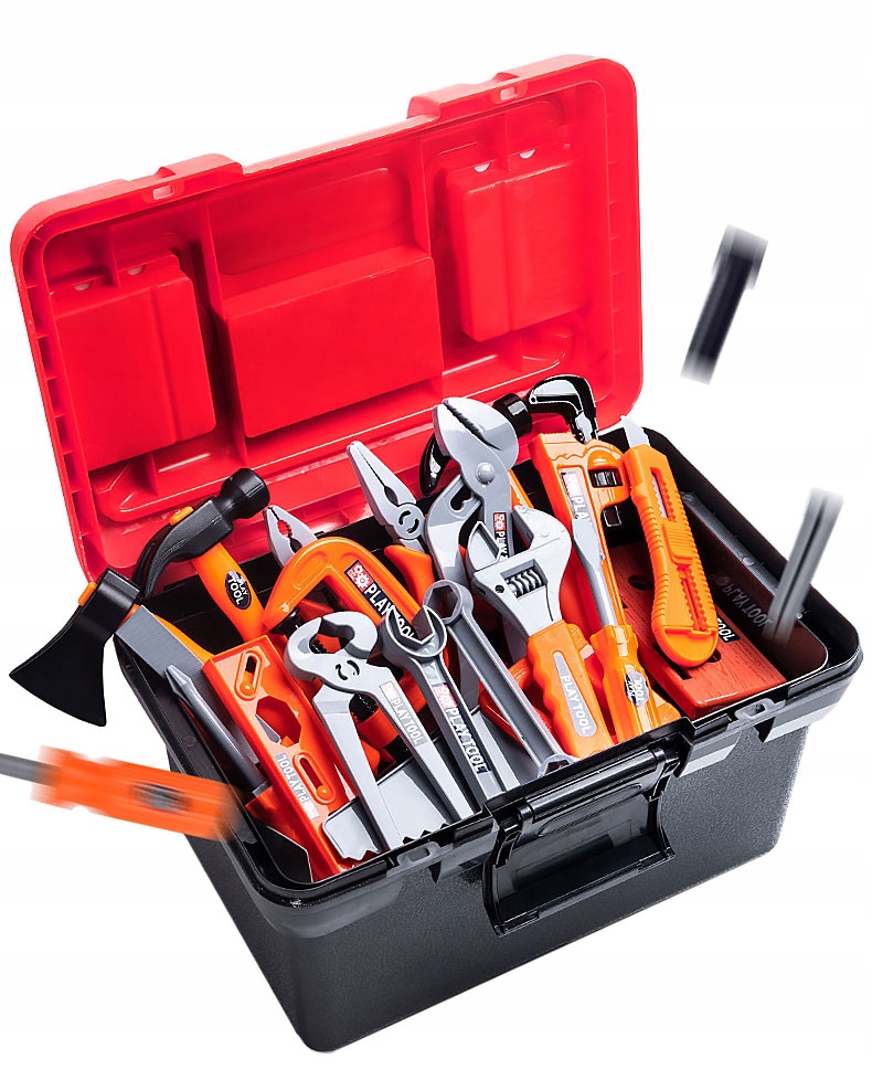 ZESTAW MAJSTERKOWICZA SKRZYNKA Z NARZĘDZIAMI DLA DZIECI ZESTAW WKRĘTARKA EAN (GTIN) 5903772588835