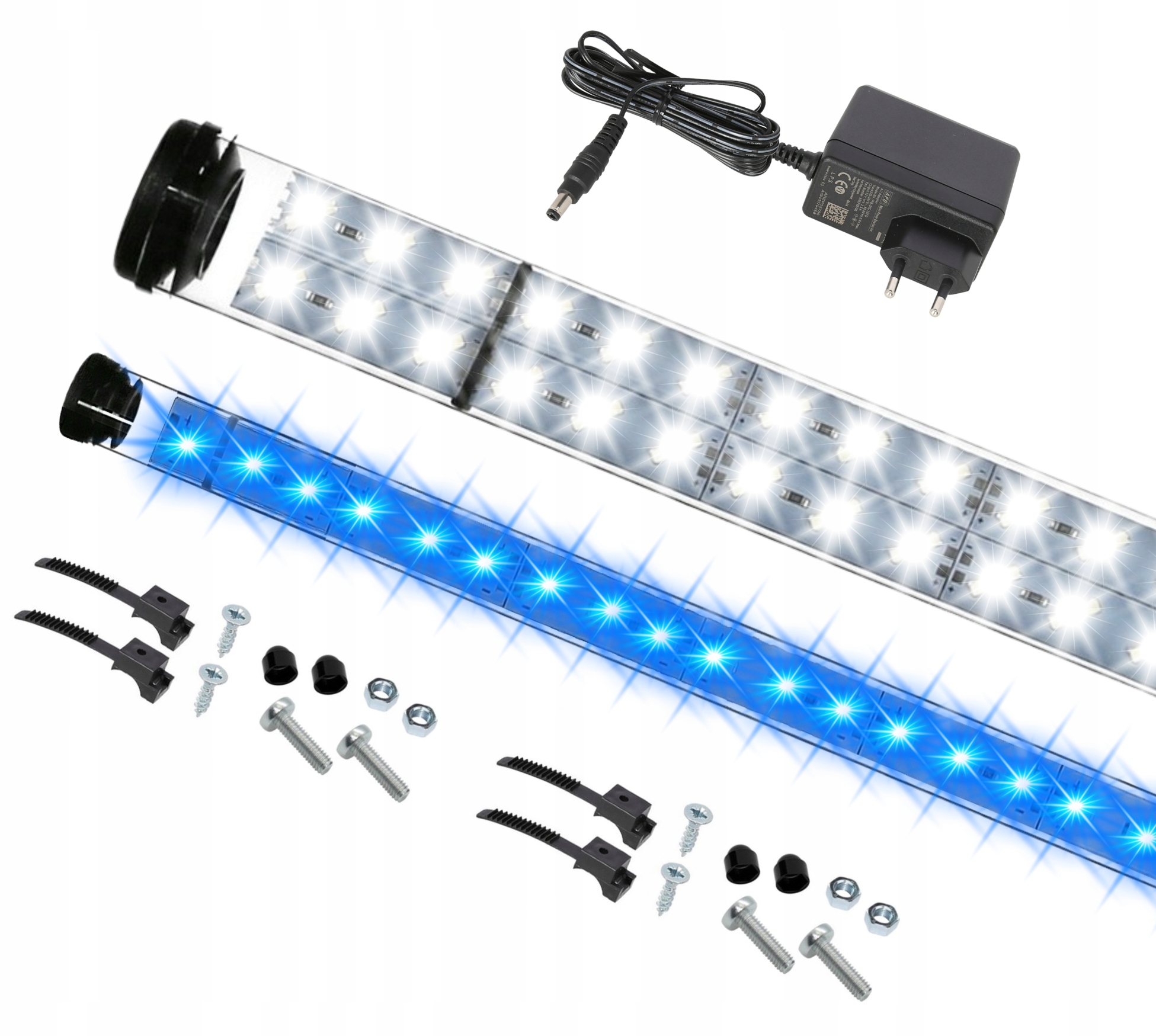 Levně Led osvětlení do akvária Malawi, lampa Led do akvária Tanganika 2x30cm