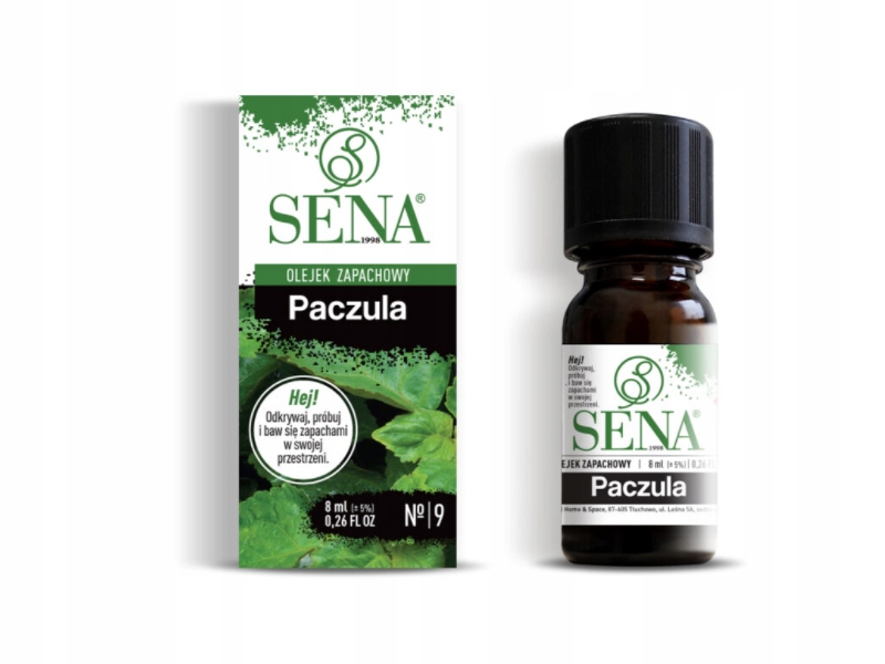 

Sena Olejek Zapachowy Zapach Paczula 8 ML NO/9