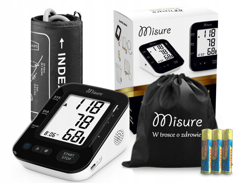 Ciśnieniomierz Naramienny Misure MI Med 4 Biało-czarny