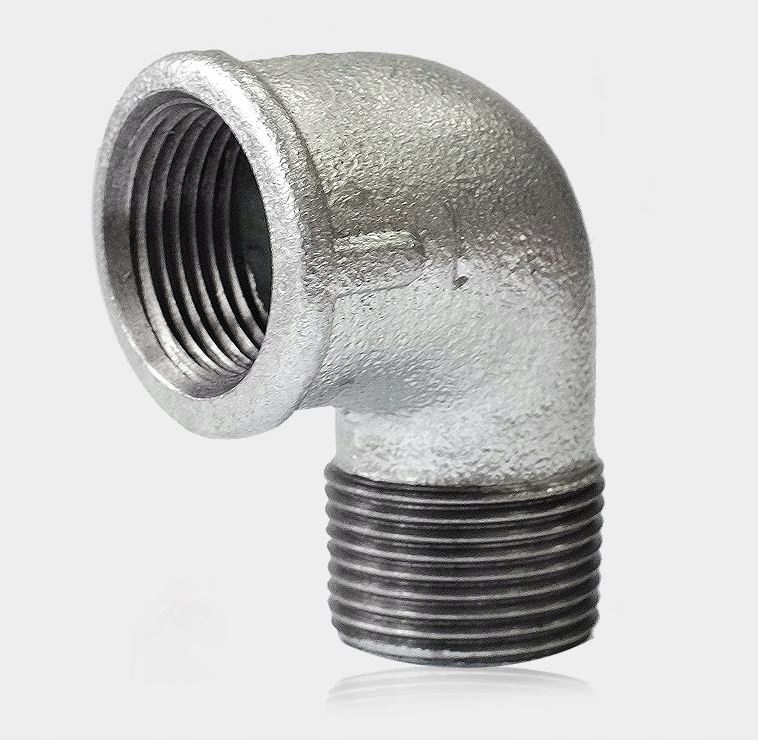 

Kolano Ocynk Nyplowe 3/8 Cala Stalowe Gw/gz