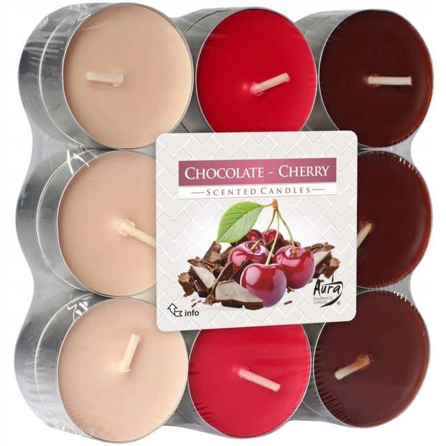 

Podgrzewacz zapach Czekolada Wiśnia tealight x18
