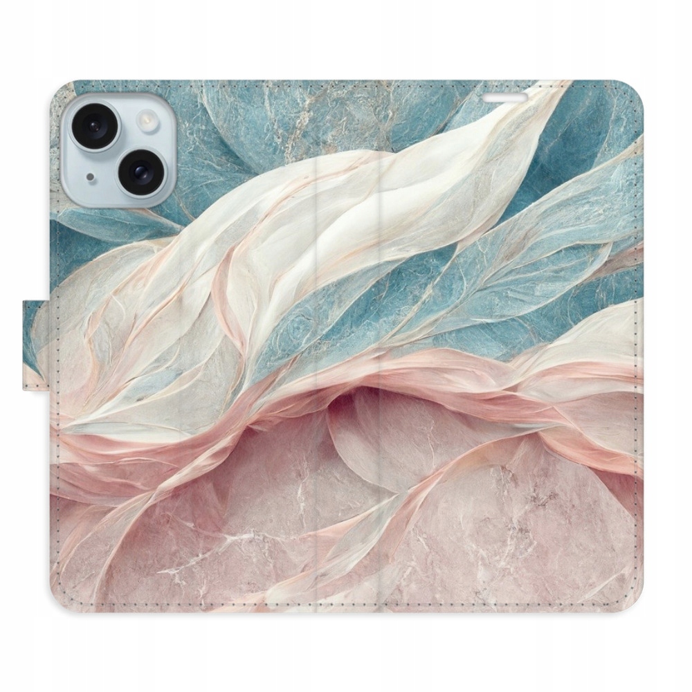 Etui z klapką iSaprio Old Leaves 03 do iPhone 15 Plus