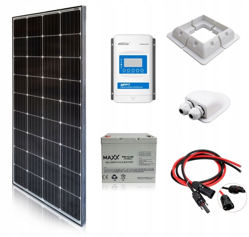 P0096 R0088 - СОНЯЧНИЙ КОМПЛЕКТ 190W / AKU 80AH RV