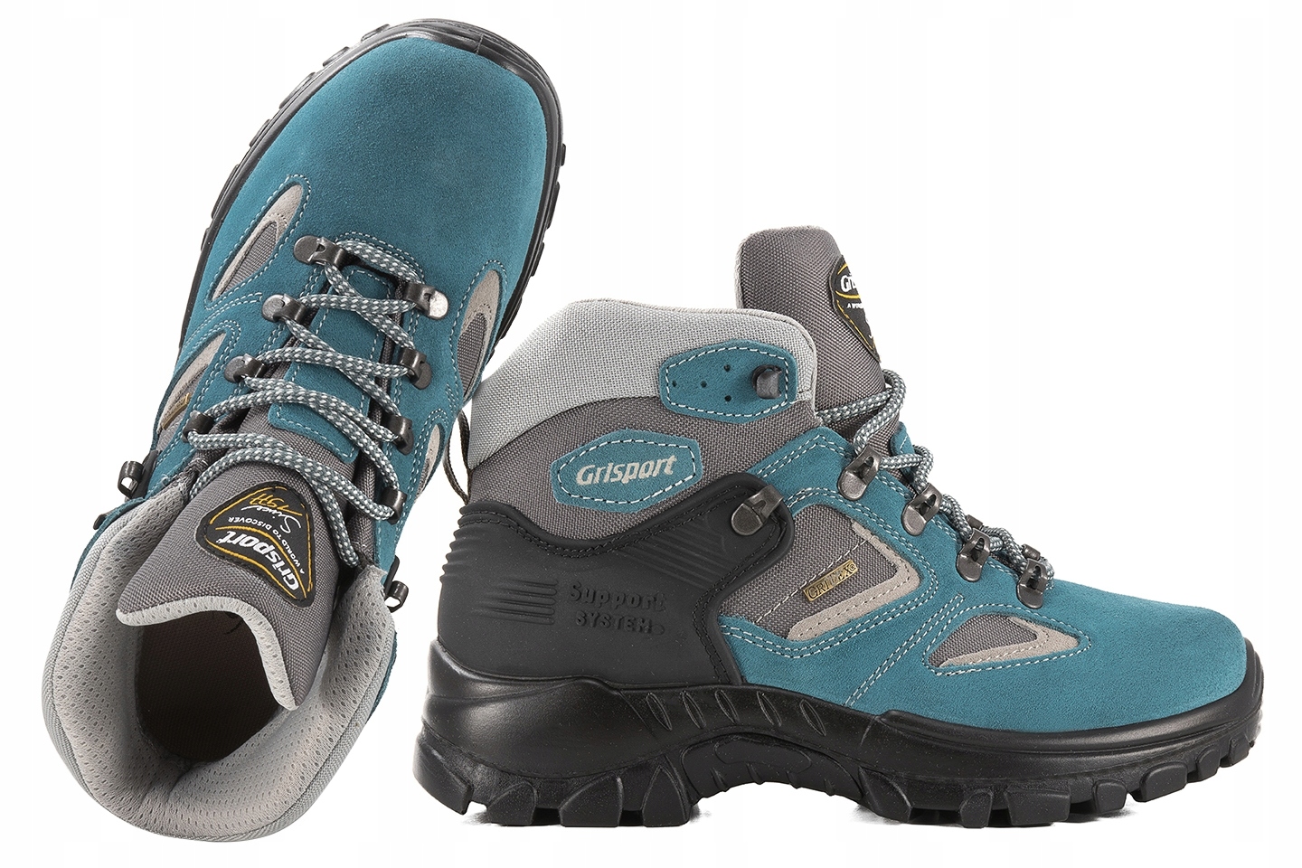 Grisport 13320SCA8G Vysoké Trekové Boty Membrána Kůže Jeans 39