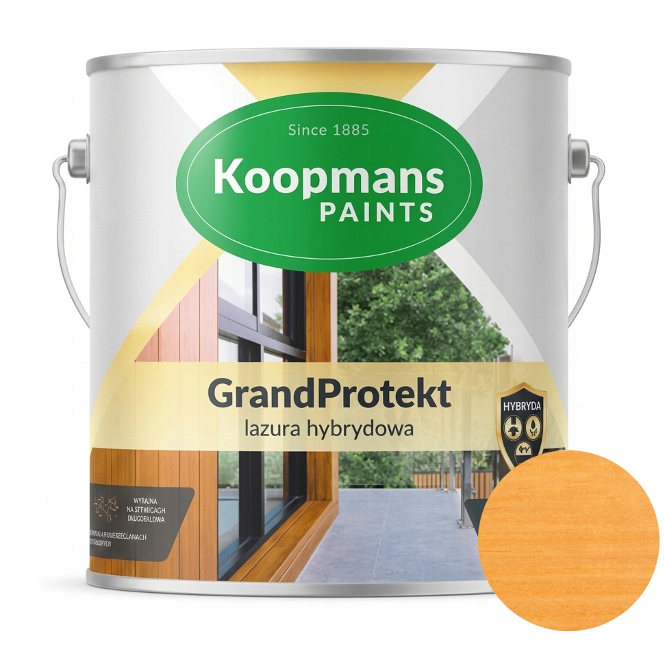 Koopmans GrandProtekt Lazura hybrydowa 901 Słoneczna Kalifornia 5l