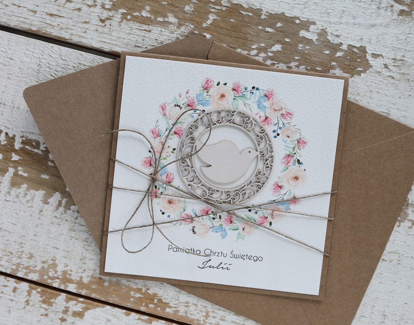 Unikátní personalizované přání na křtiny pro dívku nápad na pre