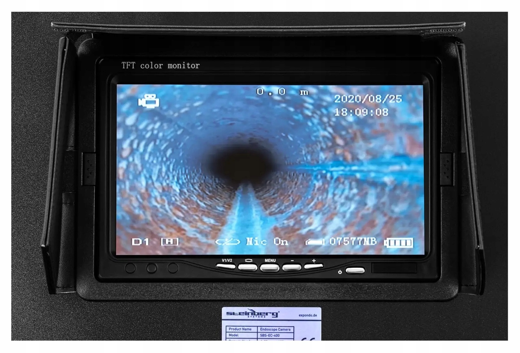 Kamera endoskopowa 50 m śr. 2,3 cm Steinberg Systems SBS-EC-500 10030556