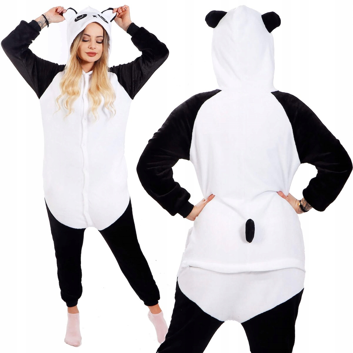 

Panda Piżama Kigurumi S Kombinezon Dres Przebranie