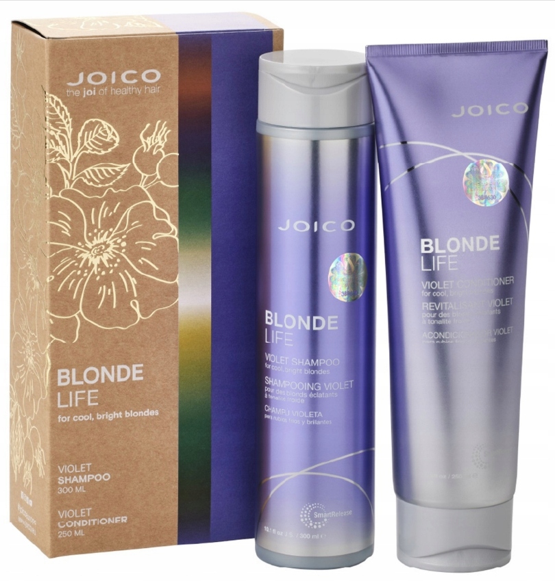 Joico Blonde Life Violet Szampon 300ml Odżywka 250ml Zestaw