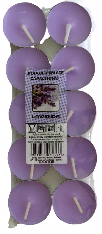 

Świeca tealight parafinowa Lawenda 10szt