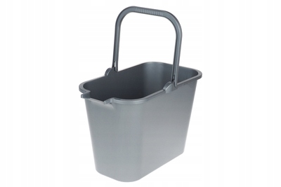 

Bentom Wiadro prostokątne 12 L srebrne