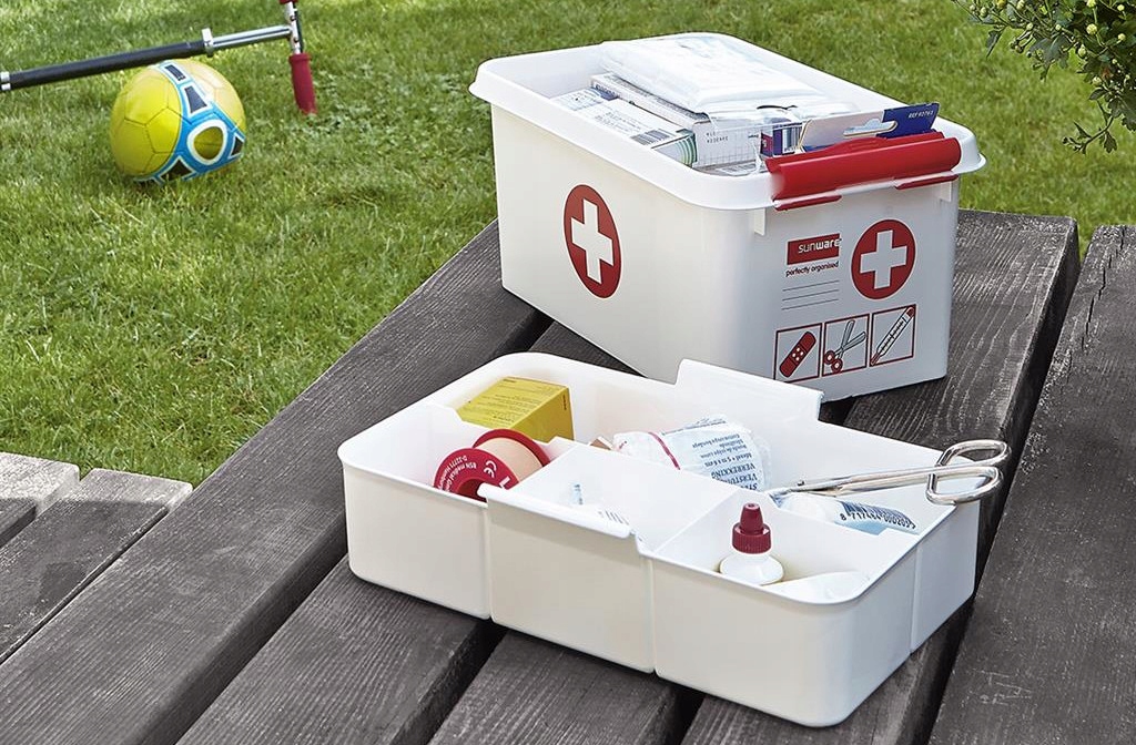 PUDEŁKO NA LEKI APTECZKA SUNWARE Q-LINE 6 l Marka Inna