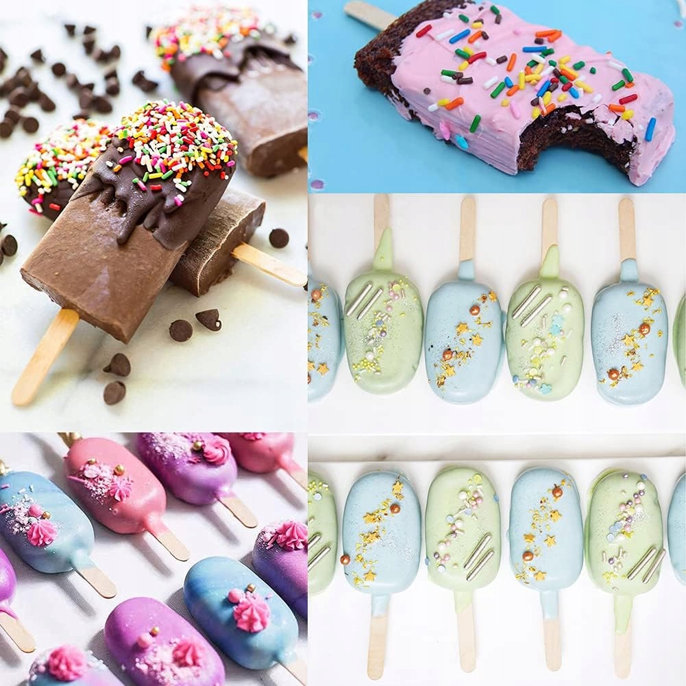 600SZT PATYCZKI DREWNIANE DO LODÓW KREATYWNE DO DOMOWYCH DESERÓW LODOWYCH Kod producenta 6HG0883