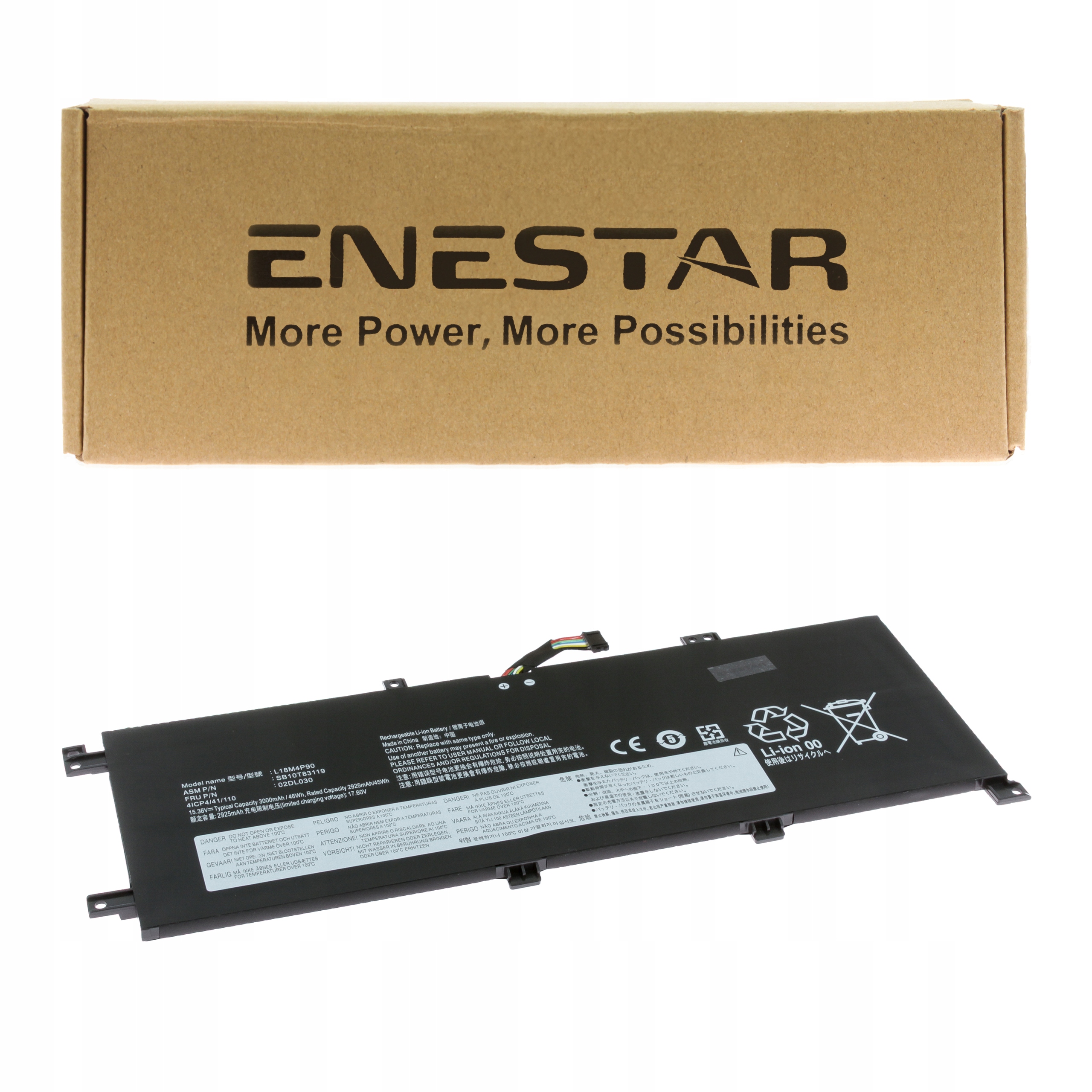 Premium bateria do Lenovo ThinkPad L13 Yoga Gen 1 2 S2 2020 5th L18M4P90