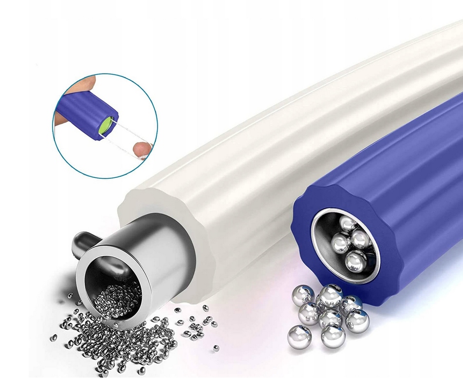 Hula hop piankowe odchudzające HD Premium 86cm granatowo - białe Marka Dutison