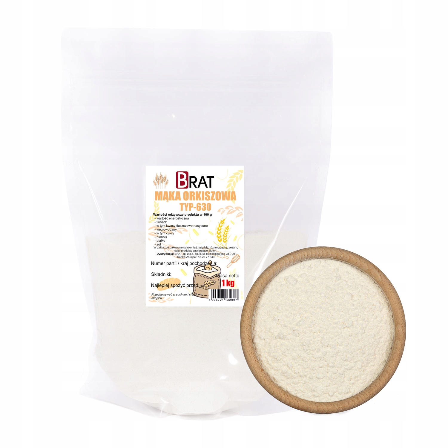 Levně Brat Špaldová mouka T-630 1 kg