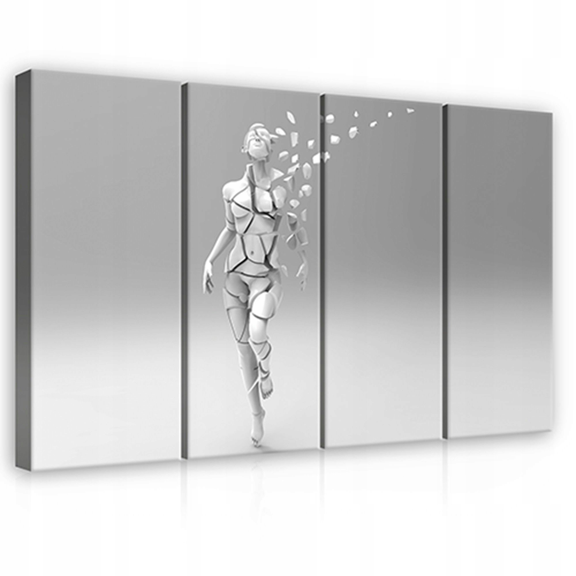 Obraz 120x80 Cyborg android běh pohyb rozpad transformace budoucnost