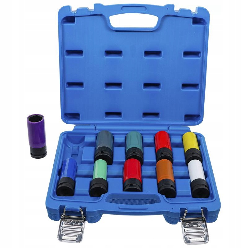 Sada ochranných nárazových nástavcov 12,5 mm (1/2") 15-24 mm 10 ks Bgs 7311