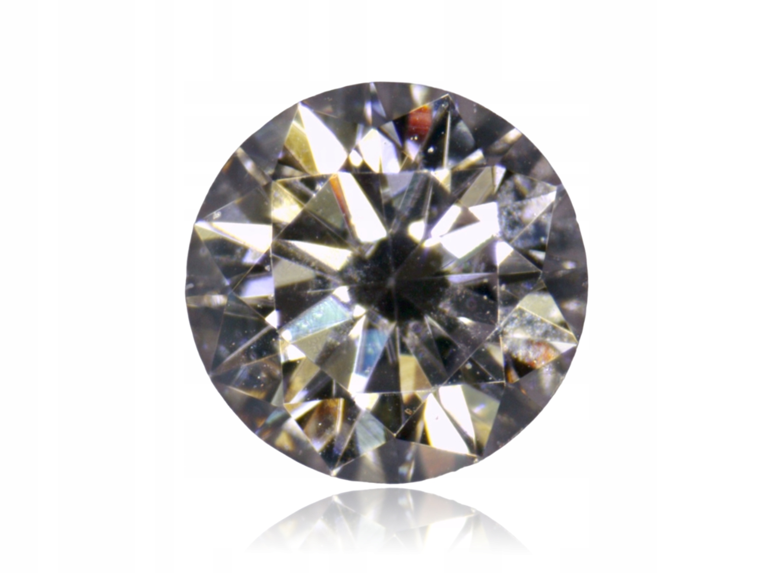 Přírodní Diamant 0.03ct Hnědý Briliant SI1 eCertifikát Wbd