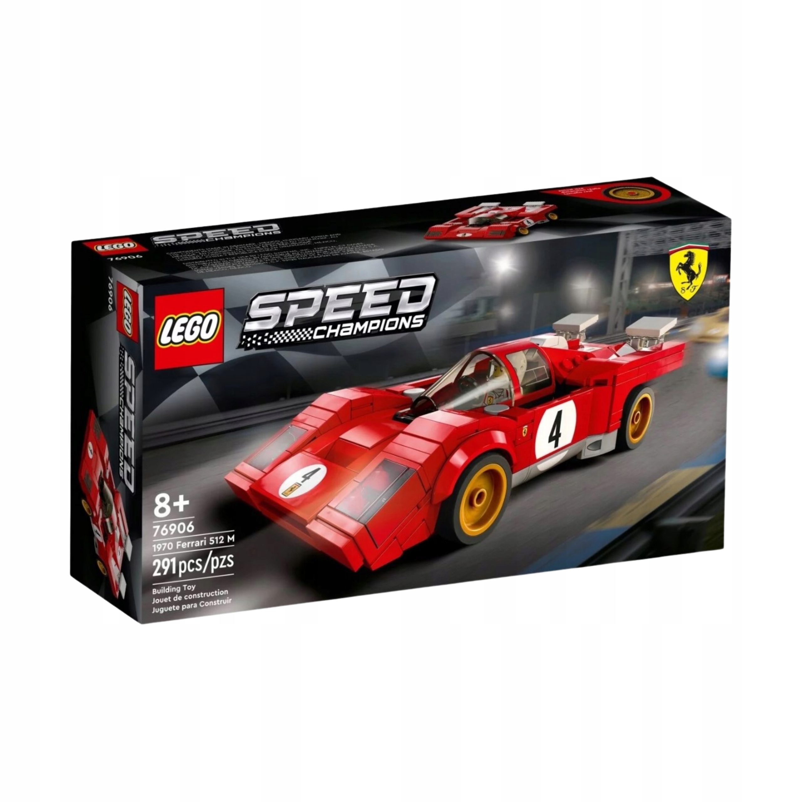 Lego Speed Champions 76906 Ferrari 512 M z roku 1970
